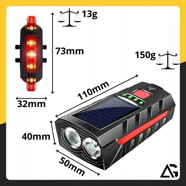 LAMPKA-ROWEROWA-SOLARNA-LED-NA-KIEROWNICE-ZESTAW-PRZOD-TYL-GLOSNY-DZWONEK-Kolor-czarny.jpg